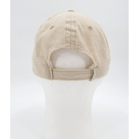 Vintage 2000 British Open Golf Hat St Andrews Beige Strapback USA Made NOS - Picture 4 of 13